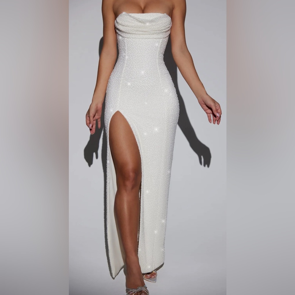 OH POLLY | NEW W TAGS La Rochette Dress Ivory - Picture 2 of 13